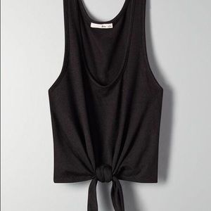 NWT Aritzia Wilfred Free Betsy Tank Black
